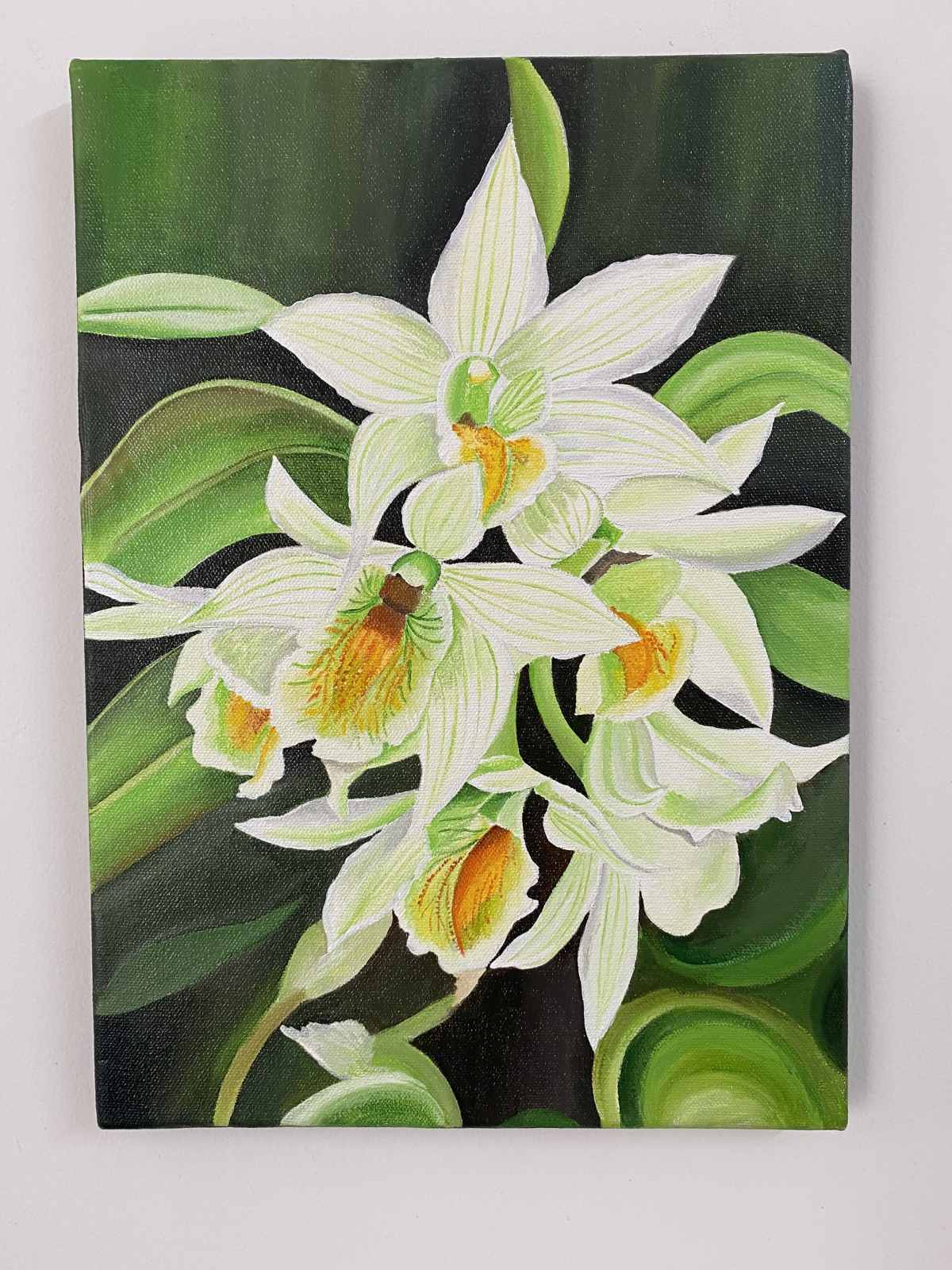 Acrylic Paintings on Canvas - Orchids