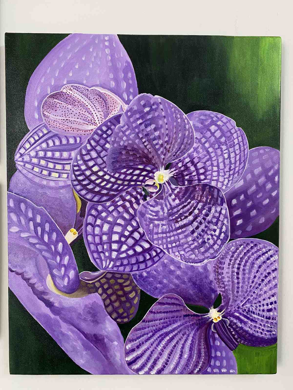Acrylic Paintings on Canvas - Orchids