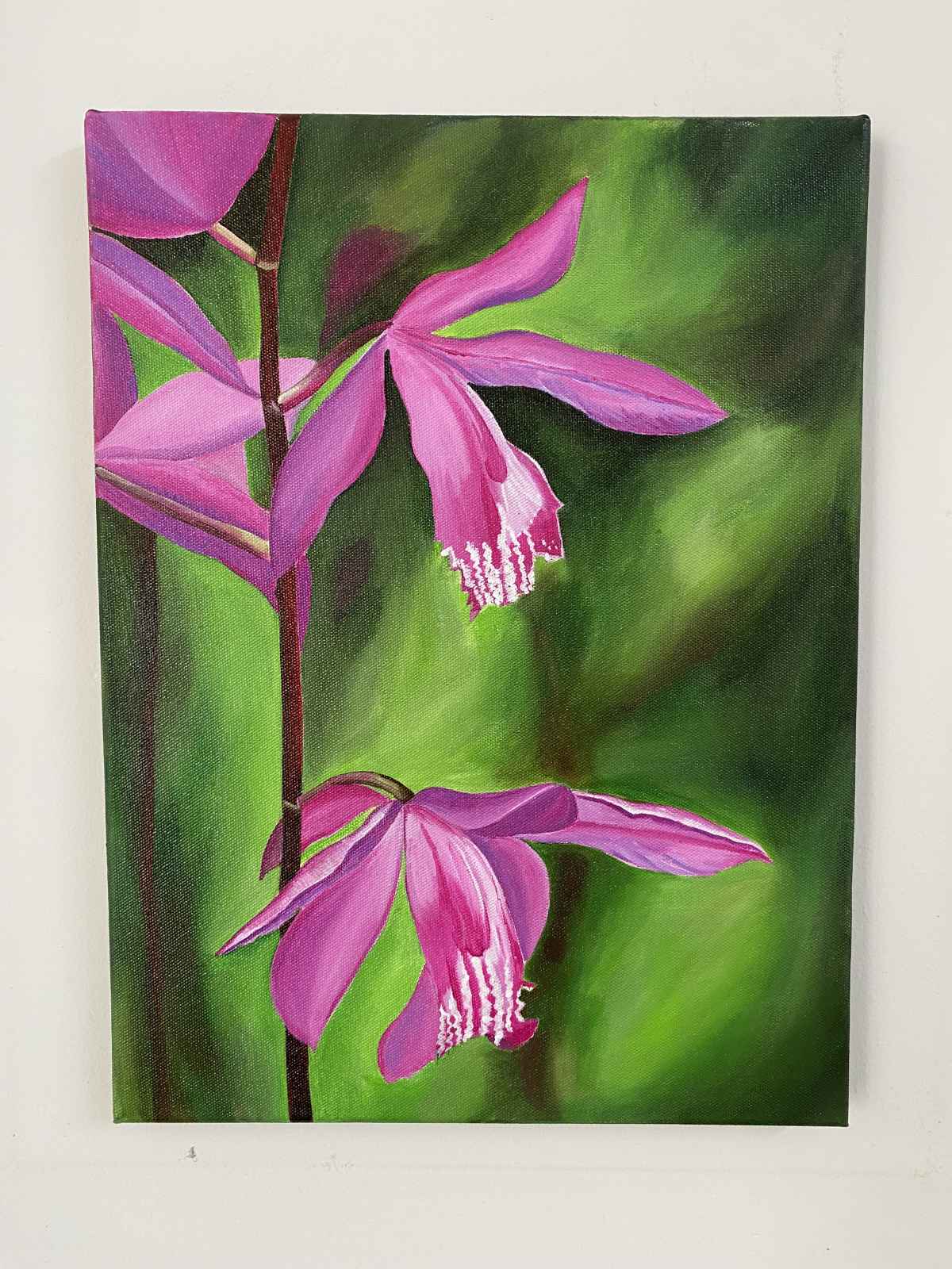 Acrylic Paintings on Canvas - Orchids