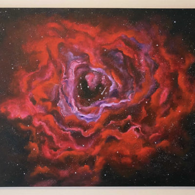 Acrylic Painting on Canvas - Rosette Nebula
