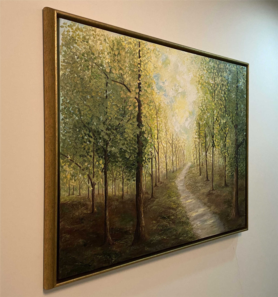 Acrylic Painting on Canvas - Deep into the woods | imagicArt
