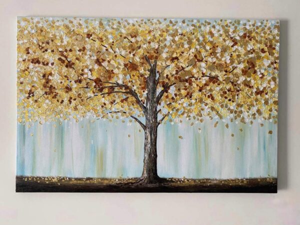 Acrylic Painting on Canvas - The Golden Tree