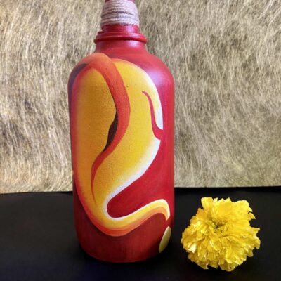 Hand painted Ganesha Bottle