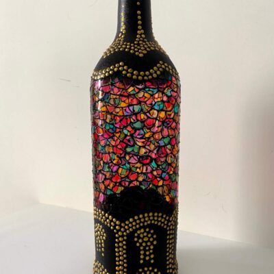 Hand Painted Traditional Bottle Lamp