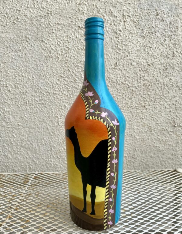 Hand Painted Recycled Bottle Decor - Rajasthan