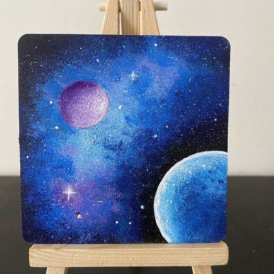 Miniature Space Art Painting