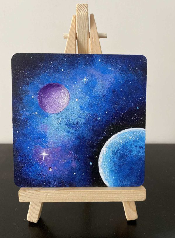 Miniature Space Art Painting