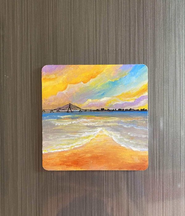 Miniature Sunset Painting