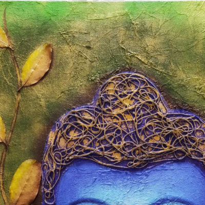 Mixed-Media-on-Canvas-Serene-Buddha-2