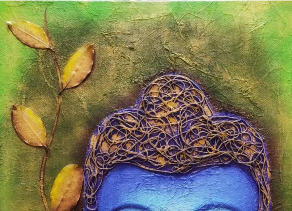 Mixed-Media-on-Canvas-Serene-Buddha-3