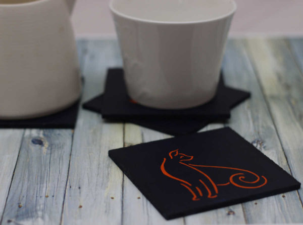 Hand Painted Coasters - Cats - Image 3
